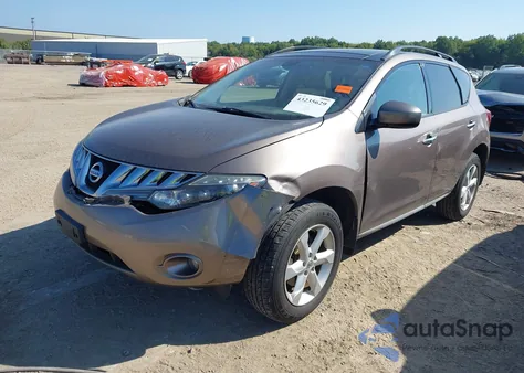 2010 Nissan Murano Sl from USA, damaged, VIN JN8AZ1MW9AW140677